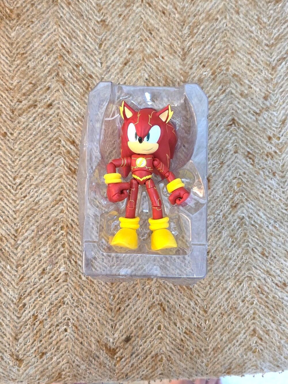 DC x Sonic the Hedgehog Sonic as The Flash 5" Figure Jakks NWOB